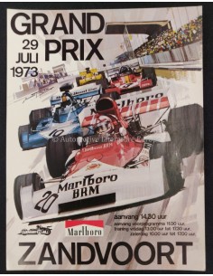 1973 GRAND PRIX ZANDVOORT ORIGINELE POSTER