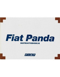 1999 FIAT PANDA BETRIEBSANLEITUNG NIEDERLANDISCH