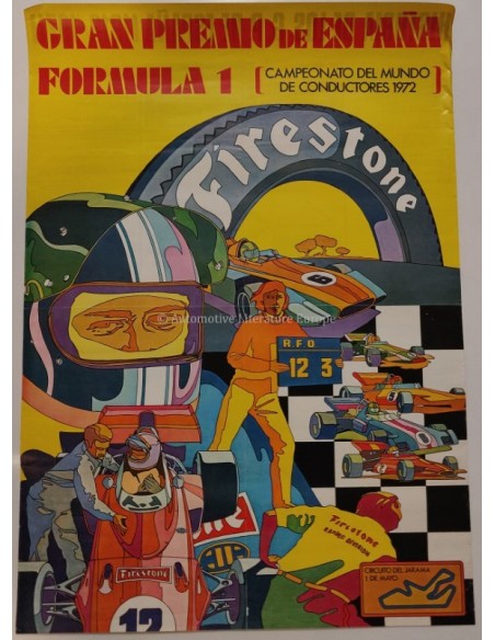 1973 GRAND PRIX ZANDVOORT ORIGINELE POSTER