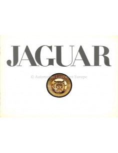 1973 JAGUAR PROGRAMM PROSPEKT ENGLISCH