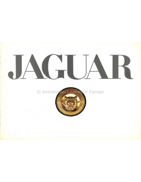1973 JAGUAR PROGRAMMA BROCHURE ENGELS