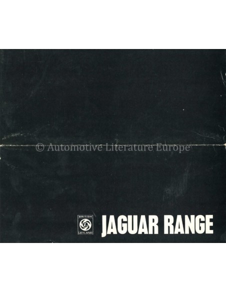 1970 JAGUAR RANGE BROCHURE ENGLISH