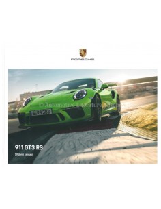 2020 PORSCHE 911 GT3 RS HARDBACK BROCHURE ITALIAN
