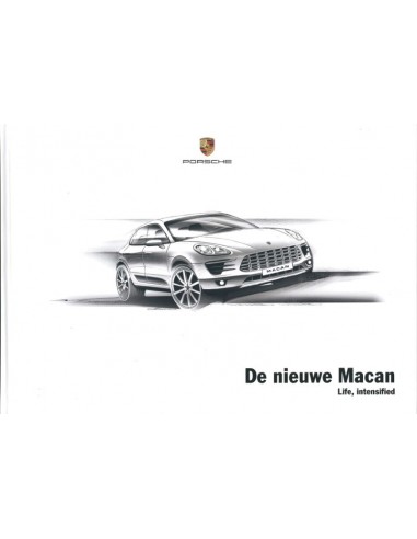 2013 PORSCHE MACAN HARDCOVER PROSPEKT NIEDERLÄNDISCH