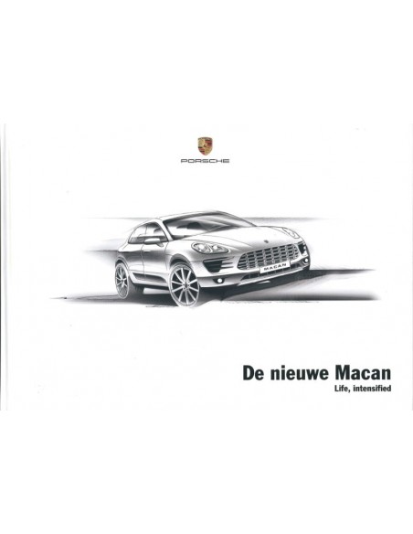 2013 PORSCHE MACAN HARDCOVER PROSPEKT NIEDERLÄNDISCH