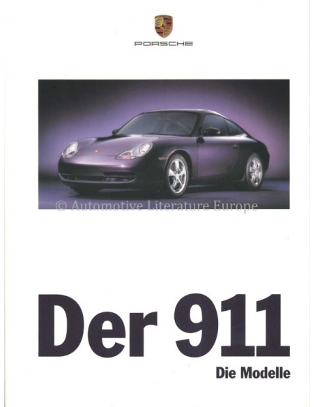 1999 PORSCHE 911 CARRERA HARDBACK BROCHURE GERMAN