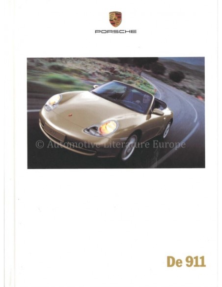 2000 PORSCHE 911 CARRERA HARDCOVER PROSPEKT NIEDERLÄNDISCH