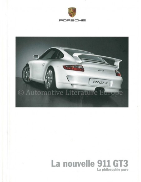 2006 PORSCHE 911 GT3 HARDCOVER BROCHURE FRANS