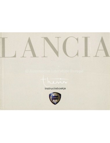 2002 LANCIA THESIS OWNERS MANUAL DUTCH