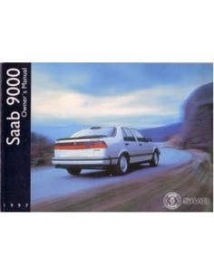 1997 SAAB 9000 INSTRUCTIEBOEKJE ENGELS