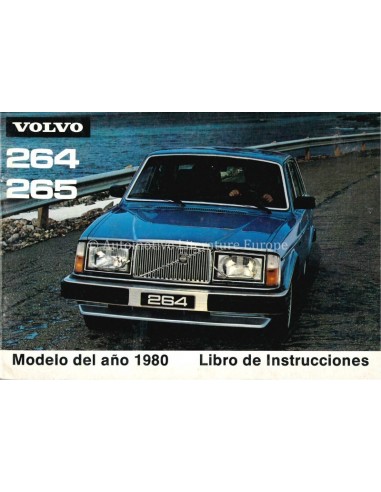 1980 VOLVO 264 265 OWNERS MANUAL SPANISH
