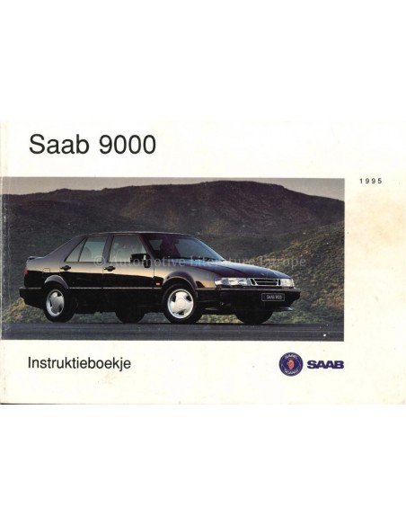 1995 SAAB 9000 INSTRUCTIEBOEKJE NEDERLANDS
