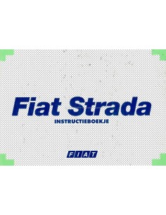 2000 FIAT STRADA BETRIEBSANLEITUNG NIEDERLÄNDISCH