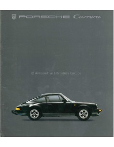 1985 PORSCHE 911 CARRERA & TURBO BROCHURE DUITS