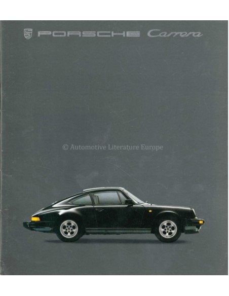 1985 PORSCHE 911 CARRERA & TURBO BROCHURE DUITS