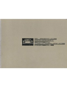 1969 PORSCHE 911 / 912 BROCHURE ENGELS