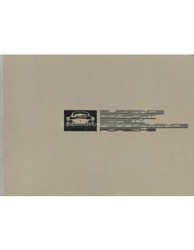 1969 PORSCHE 911 / 912 BROCHURE ENGELS