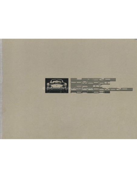 1969 PORSCHE 911 / 912 BROCHURE ENGELS