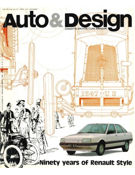 1988 AUTO & DESIGN MAGAZINE ITALIAN & ENGLISH 47