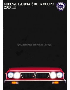 1981 LANCIA BETA COUPE 2000 I.E. PROSPEKT NIEDERLÄNDISCH