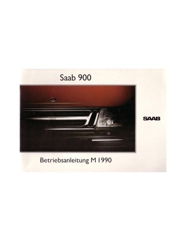 1990 SAAB 900 INSTRUCTIEBOEKJE DUITS