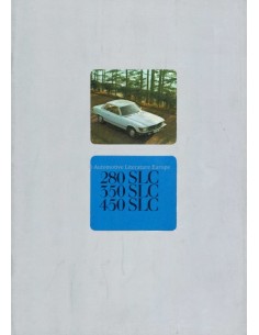 1977 MERCEDES BENZ SLC BROCHURE NEDERLANDS
