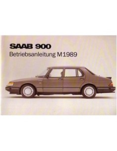 1989 SAAB 900 INSTRUCTIEBOEKJE DUITS
