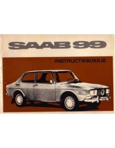 1969 SAAB 99 INSTRUCTIEBOEKJE NEDERLANDS