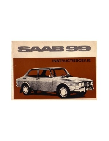 1969 SAAB 99 INSTRUCTIEBOEKJE NEDERLANDS