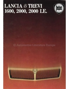 1981 LANCIA BETA TREVI BROCHURE ENGELS