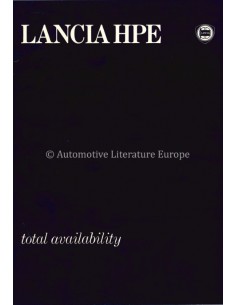 1980 LANCIA BETA HPE BROCHURE ENGELS