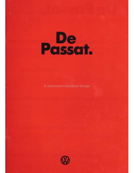 1974 VOLKSWAGEN PASSAT BROCHURE DUTCH