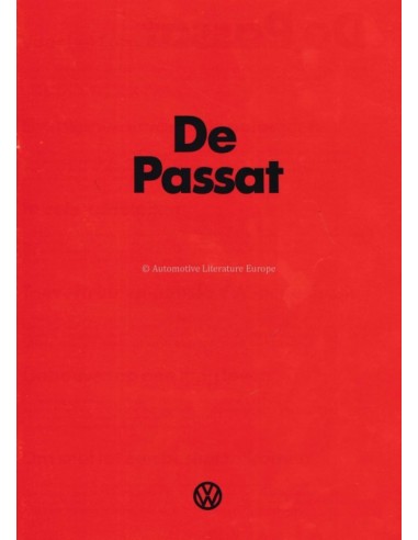 1975 VOLKSWAGEN PASSAT BROCHURE NEDERLANDS