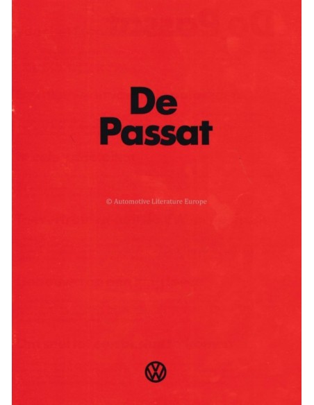 1975 VOLKSWAGEN PASSAT PROSPEKT NIEDERLÄNDISCH