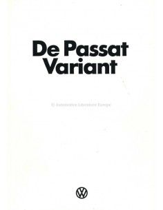 1974 VOLKSWAGEN PASSAT VARIANT BROCHURE NEDERLANDS