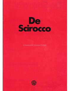 1975 VOLKSWAGEN SCIROCCO BROCHURE DUTCH
