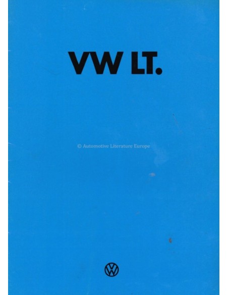 1975 VOLKSWAGEN LT BROCHURE NEDERLANDS