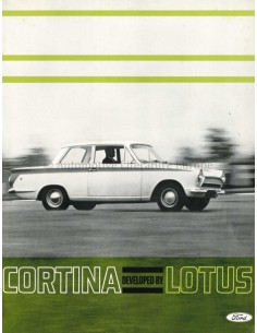 1964 FORD CORTINA BY LOTUS PROSPEKT ENGLISCH