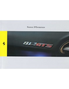 2020 FERRARI 812 GTS BETRIEBSANLEITUNG FRANZÖSISCH