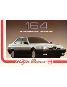1988 ALFA ROMEO 164 INSTRUCTIEBOEKJE DUITS