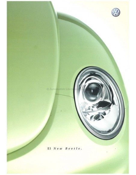 2002 VOLKSWAGEN NEW BEETLE BROCHURE SPAANS