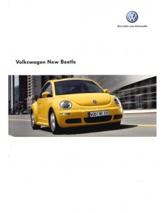 2002 VOLKSWAGEN NEW BEETLE BROCHURE SPAANS