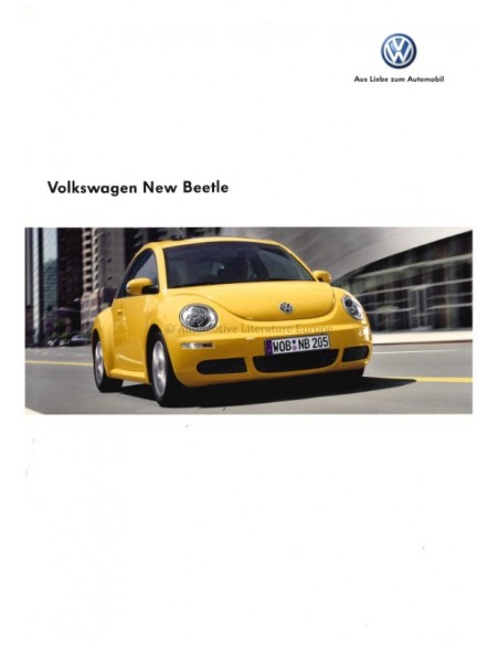 2002 VOLKSWAGEN NEW BEETLE PROSPEKT SPANISCH