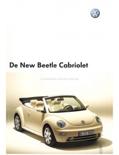 2003 VOLKSWAGEN NEW BEETLE CABRIOLET BROCHURE DUTCH