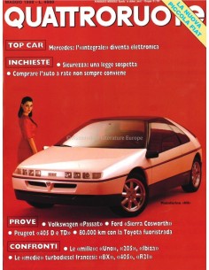 1988 QUATTRORUOTE MAGAZIN 391 ITALIENISCH