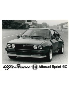 1982 ALFA ROMEO ALFASUD SPRINT 6C PRESS PHOTO