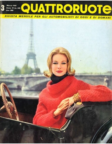 1961 QUATTRORUOTE MAGAZIN 63 ITALIENISCH