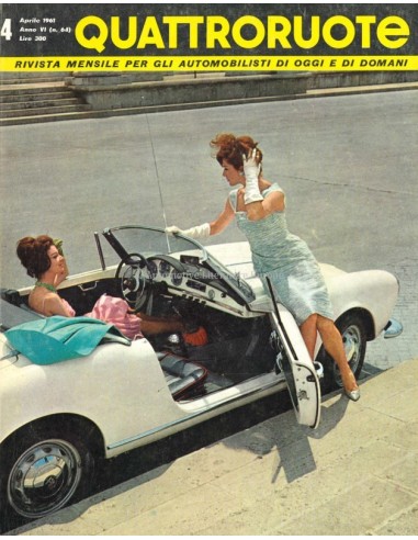 1961 QUATTRORUOTE MAGAZIN 64 ITALIENISCH
