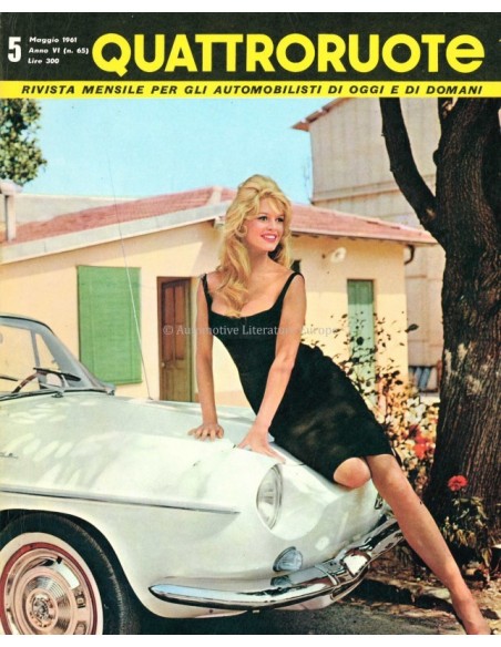 1961 QUATTRORUOTE MAGAZIN 65 ITALIENISCH