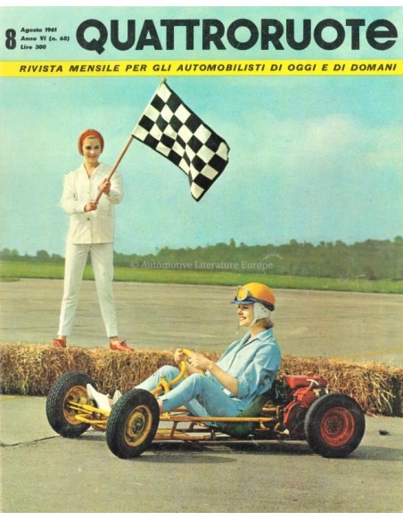 1961 QUATTRORUOTE MAGAZIN 68 ITALIENISCH